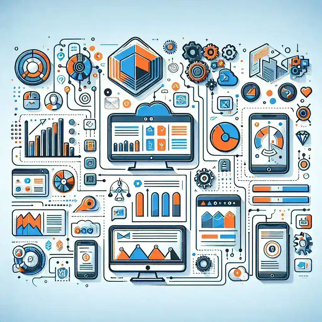 "Web hosting control panel software interface showcasing key features and functionalities, including user dashboard, file management, and domain settings. Ideal for understanding essential tools for managing web hosting services."